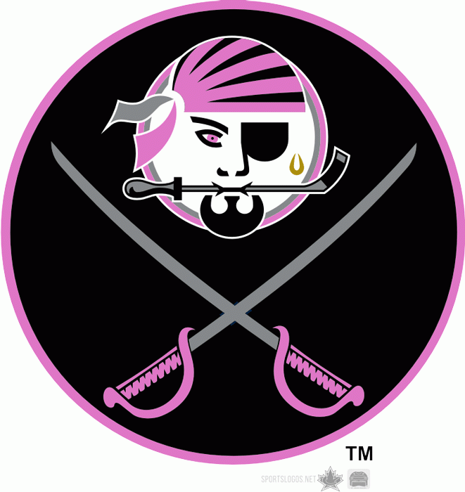 Portland Pirates 2010 11 Alternate Logo iron on transfers for T-shirts